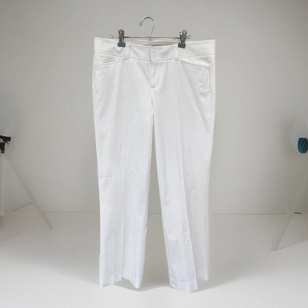 Lilly Pulitzer 10 Palm Beach Fit Stretch Cotton Pants Trousers Wide Leg Resort